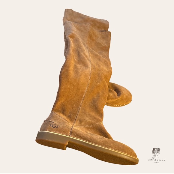 UGG® | Chestnut Loma Suede Over-The Knee Boot - Women NWOTAGS Size 7 - Picture 2 of 7